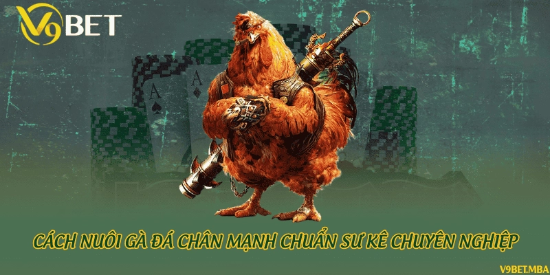 Cách nuôi gà đá chân mạnh chuẩn sư kê chuyên nghiệp