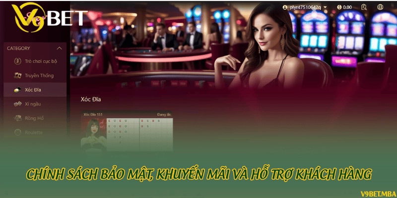 Chính sách bảo mật, khuyến mãi và hỗ trợ khách hàng