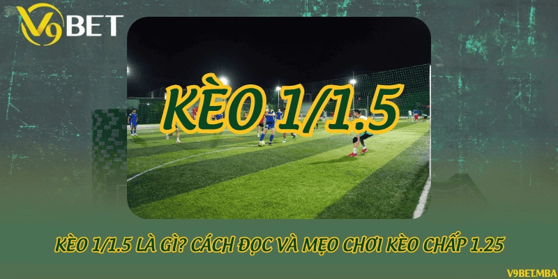 Kèo 1/1.5 là gì? Cách đọc và mẹo chơi kèo chấp 1.25