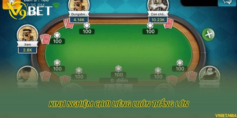 Kinh nghiệm chơi Liêng luôn thắng lớn