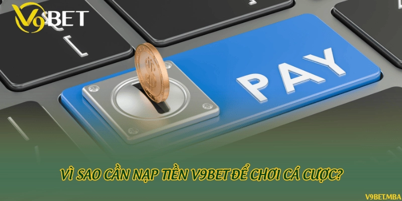 Vì sao cần nạp tiền V9bet để chơi cá cược?